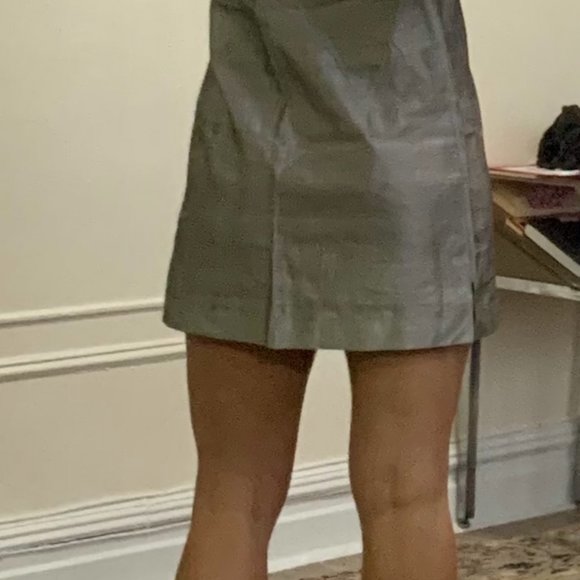 Michael Kors Silk / Cotton Silver Dress - Picture 9 of 12